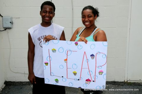 Event Captains: (L to R) Christopher Allen and Kaylynn Ogle.