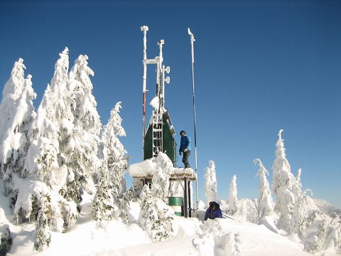 Difficulties in making weather measurements in the Arctic have led to underrepresentation of this rapidly warming area in historic temperature records. (British Columbia Ministry of Transport)