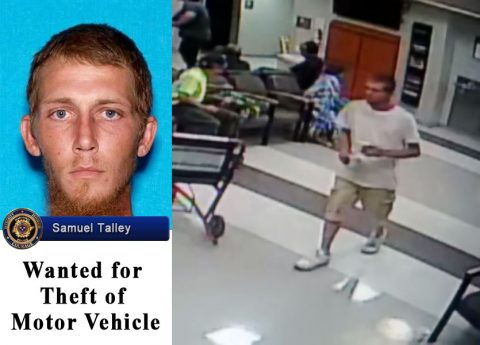 Samuel Wayne Talley is wanted by Clarksville Police for Theft of Motor Vehicle.