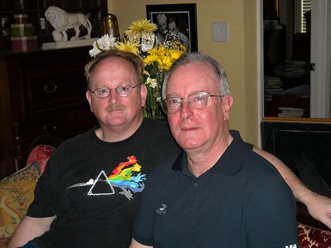 (L to R) Sean Hogan and James Moore. (Sue Freeman Culverhouse)