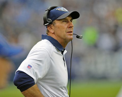 Tennessee Titans head coach Mike Mularkey. (Christopher Hanewinckel-USA TODAY Sports)