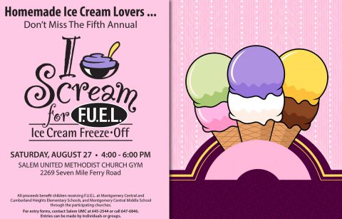 Sixth annual I Scream for FUEL, Ice Cream Freeze-Off