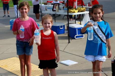 Ready to hand out water.