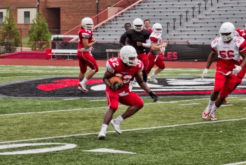 Austin Peay Football held final scrimmage of the season Saturday morning. (APSU Sports Information)