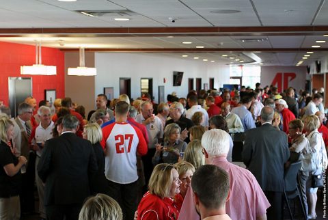 Austin Peay Athletics and the Governors Club to host Clarksville Chamber of Commerce's August "Business After Hours," August 18th in the Club Level at Fortera Stadium. (APSU Sports Information)