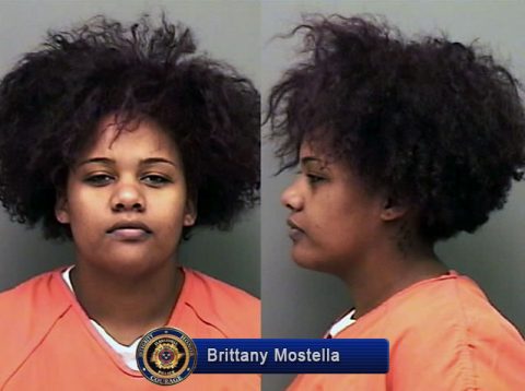 19-year-old Brittany Mostella from Clarksville has been charged with aggravated assault.