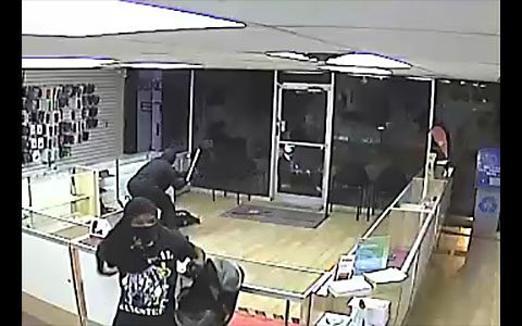 If anyone can identify the burglary suspects in this photo please call Detective Shrum at 931.648.0656 Ext 5391, or call the CrimeStoppers TIPS Hotline at 931.645.TIPS (8477).