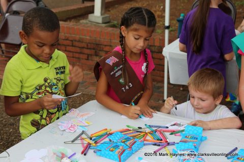 There were plenty of activities for the kids.