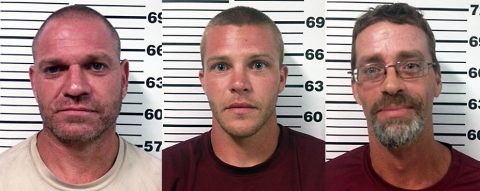 Edward Daniel Schuller, Zachary Wade Smith and Anthony Wade Smith of McEwen Tennessee were arrested for aggravated assault.