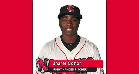 Nashville Sounds' Pitcher Jharel Cotton Just Missed Perfect Game in Start Against Round Rock Express.