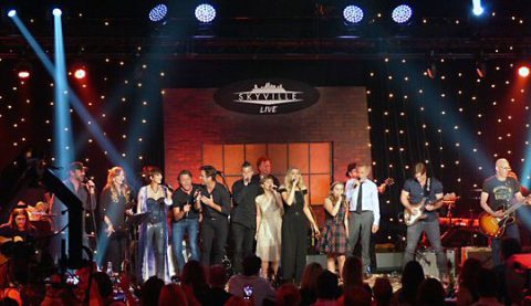 The Skyville Live All-Star Jam sent the audience home on a high note. The Skyville Live All-Star Jam sent the audience home on a high note.