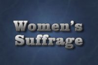 Women’s Suffarage