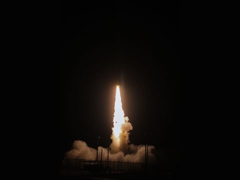 The Diffuse X-ray emission from the Local galaxy, or DXL, sounding rocket launched from White Sands Missile Range in New Mexico on Dec. 13, 2012, to study the source of certain X-rays observed near Earth. (White Sands Missile Range, Visual Information Branch) The Diffuse X-ray emission from the Local galaxy, or DXL, sounding rocket launched from White Sands Missile Range in New Mexico on Dec. 13, 2012, to study the source of certain X-rays observed near Earth. (White Sands Missile Range, Visual Information Branch)