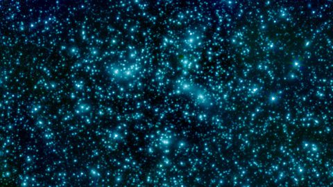 This image of galaxy cluster Abell 2744, also called Pandora's Cluster, was taken by the Spitzer Space Telescope. The cluster is also being studied by NASA's Hubble Space Telescope and Chandra X-Ray Observatory in a collaboration called the Frontier Fields project. (NASA/JPL-Caltech)