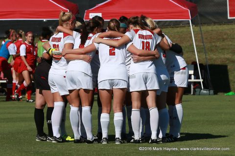 Austin Peay Volleyball rallies in last two sets to take down Southeast Missouri Saturday night. (APSU Sports Information)