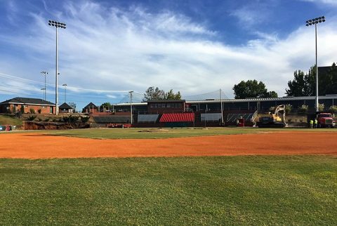 Austin Peay Athletics starts renovations of Raymond C. Hand Park's dugouts. (APSU Sports Information)