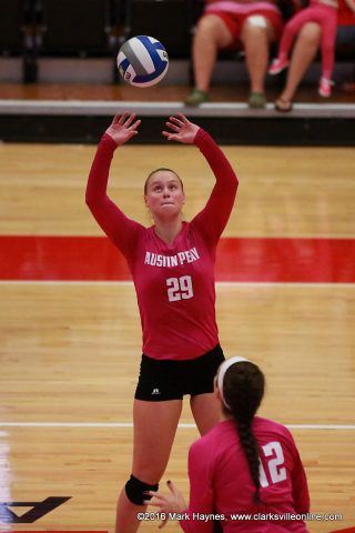 Austin Peay Volleyball setter Kristen Stucker