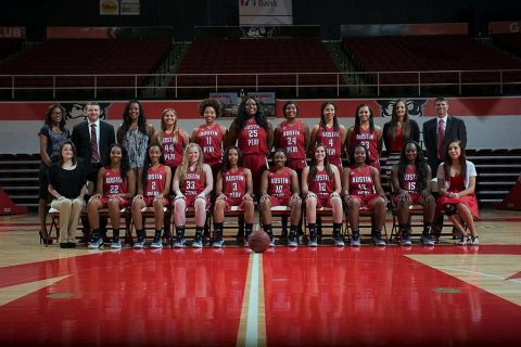 2016-2017 APSU Women's Basketball Team