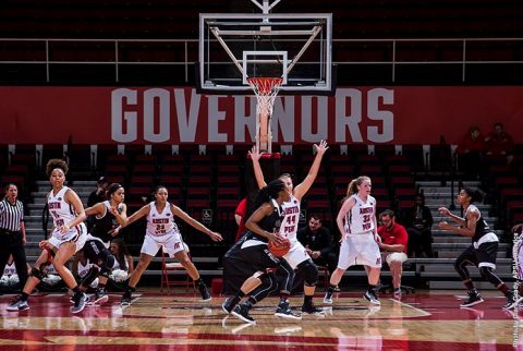 Austin Peay Women's Basketball defeats Arkansas State 62-55 Wednesday night at the Dunn Center. (APSU Sports Information)