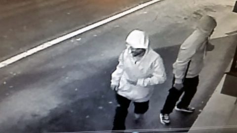 Clarksville Police are trying to identify the two burglary suspects in this photo. If anyone can identify the suspects call Detective Bradley at 931.648.0656 Ext 5159, or call the CrimeStoppers TIPS Hotline at 931.645.TIPS (8477). 