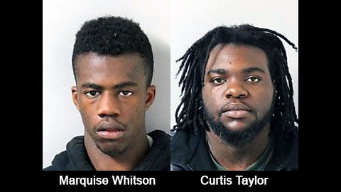 (L to R) Marquise Whitson and Curtis Taylor.