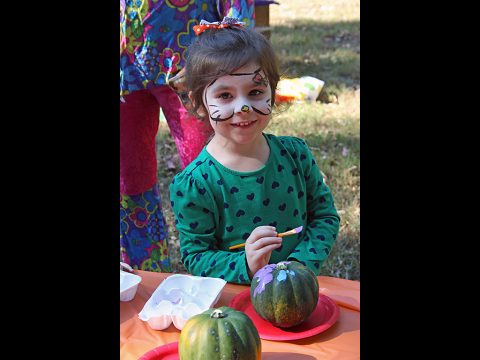 Pumpkin painting and face painting were just some of the events for kids at the VTC Harvestival. Pumpkin painting and face painting were just some of the events for kids at the VTC Harvestival.