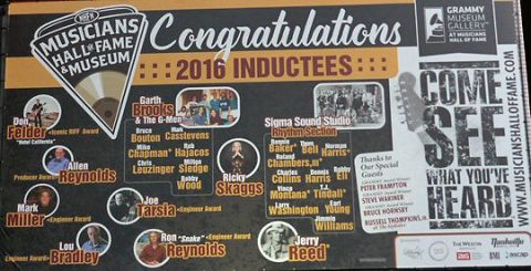 The Musicians Hall of Fame and Museum welcomes the Class of 2016. (Rich Lynch) The Musicians Hall of Fame and Museum welcomes the Class of 2016. (Rich Lynch)