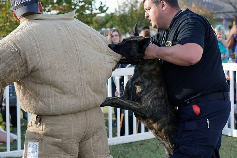 The Hopkinsville Police Department hosted K9 demonstrations for residents throughout the event. The Hopkinsville Police Department hosted K9 demonstrations for residents throughout the event.