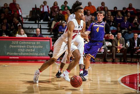 Austin Peay Men's Basketball loses to Lipscomb at the Dunn Center Tuesday night, 99-85. (APSU Sports Information)