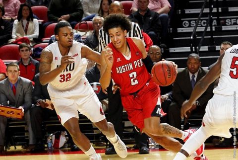 Austin Peay Men's Basketball falls at Western Kentucky Wednesday night, 97-92. (APSU Sports Information)