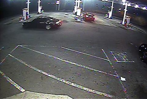 Clarksville Police are looking for the occupants of the dark vehicle in this photo. They may have information about this incident. CPD wishes to speak with them.