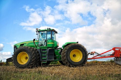 A JPL-partnership with John Deere led to self-driving tractors long before self-driving cars were a hot topic. The tractors support "precision agriculture," increasing harvest yields and saving farmers seed and fertilizer. (NASA)