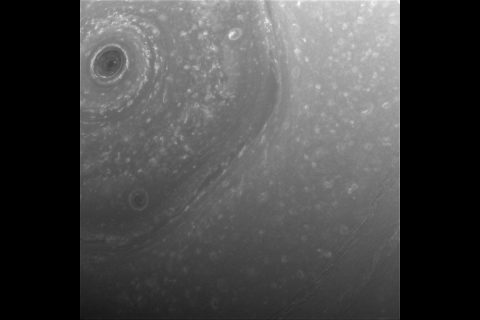 This view from NASA's Cassini spacecraft was obtained about half a day before its first close pass by the outer edges of Saturn's main rings during its penultimate mission phase. (NASA/JPL-Caltech/Space Science Institute) This view from NASA's Cassini spacecraft was obtained about half a day before its first close pass by the outer edges of Saturn's main rings during its penultimate mission phase. (NASA/JPL-Caltech/Space Science Institute)