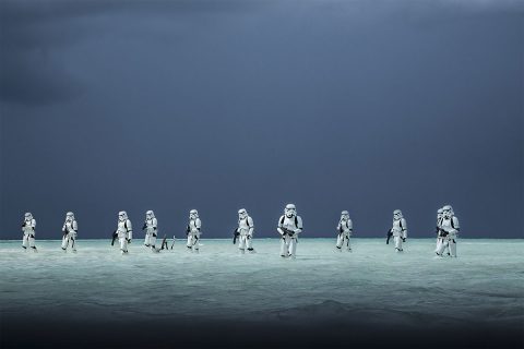 Stormtroopers in the new Star Wars film "Rogue One" wade through the water of an alien ocean world. NASA scientists believe ocean worlds exist in our own galaxy, along with many other environments. (Disney/Lucasfilm Ltd. & TM.) Stormtroopers in the new Star Wars film "Rogue One" wade through the water of an alien ocean world. NASA scientists believe ocean worlds exist in our own galaxy, along with many other environments. (Disney/Lucasfilm Ltd. & TM.)