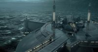 Obi-Wan Kenobi’s ship lands on the ocean world of Kamino in “Star Wars: Attack of the Clones.” In our galaxy, Kepler-22b could be a super-Earth with a super ocean. (Disney/Lucasfilm Ltd. & TM.)
