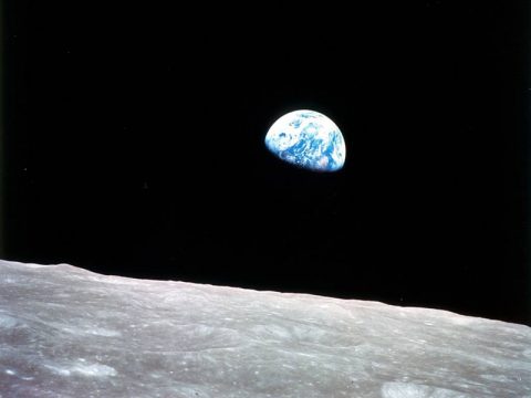 Apollo 8, the first manned mission to the moon, entered lunar orbit on Christmas Eve, Dec. 24, 1968. That evening, the astronauts held a live broadcast from lunar orbit, in which they showed pictures of the Earth and moon as seen from their spacecraft. Possible future technology like solar gravitational lensing may give us pictures of other worlds detailed enough to reveal continents and oceans, like this photo of Earth. (NASA)