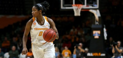 Tennessee Lady Vols' Senior Guard Jordan Reynolds Gets Third Triple-Double in Program History. (Donald Page/Tennessee Athletics)