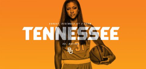 #22/25 Tennessee will take on #4/4 Baylor Sunday at 1:00pm CT in the SEC/Big 12 Challenge at Thompson-Boling Arena.