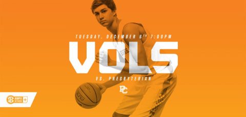 Tennessee hosts the Blue Hose on Tuesday night at 6:00pm CT. (Tennessee Athletics Department)