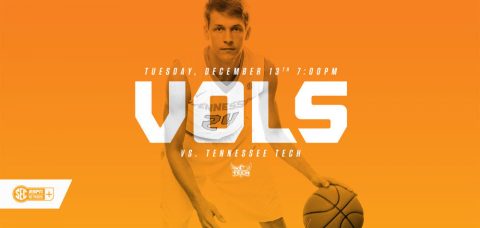 Tennessee hosts the Golden Eagles Tuesday at 6:00pm on the SEC Network. (Tennessee Athletics Department)