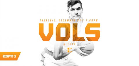 Tennessee Vols Thursday's game will be televised locally in East Tennessee on MyVLT in Knoxville and WEMT Fox in the Tri-Cities. (Tennessee Athletics Department)