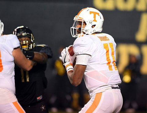 Tennessee Volunteers quarterback Joshua Dobbs. (Christopher Hanewinckel-USA TODAY Sports)