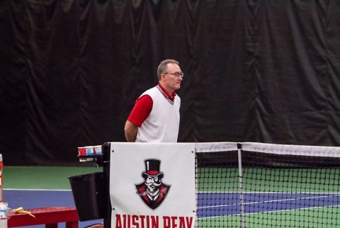 Austin Peay Men's Tennis loses 7-0 at Tennessee Vols, Monday. (APSU Sports Information) 