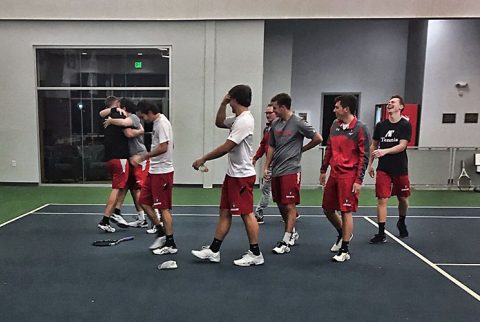 Austin Peay Men's Tennis beats Chattanooga 4-2 Saturday night. (APSU Sports Information)