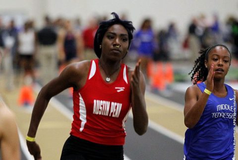 Austin Peay Women's Indoor Track and Field has strong outting at Marshall's Thundering Herd Invitational Saturday. (APSU Sports Information)