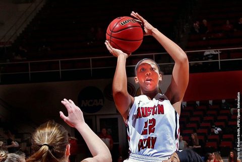 Austin Peay Women's Basketball gets decisive win over SIU Edwardsville Wednesday night at the Dunn Center. (APSU Sports Information)