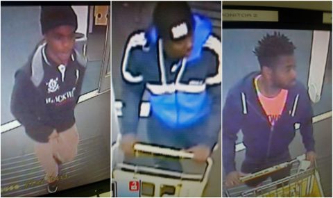 Clarksville Police are trying to identify the persons in these photos. Anyone who recognizes one or more of these suspects or who has information about this incident is asked to contact Detective Dennis Honholt at 931.648.0656 Ext 5260, or call the CrimeStoppers TIPS Hotline at 931.645.TIPS (8477). Clarksville Police are trying to identify the persons in these photos. Anyone who recognizes one or more of these suspects or who has information about this incident is asked to contact Detective Dennis Honholt at 931.648.0656 Ext 5260, or call the CrimeStoppers TIPS Hotline at 931.645.TIPS (8477).