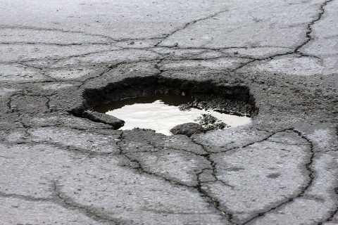 Extreme cold followed by warm weather and rain is perfect recipe for potholes