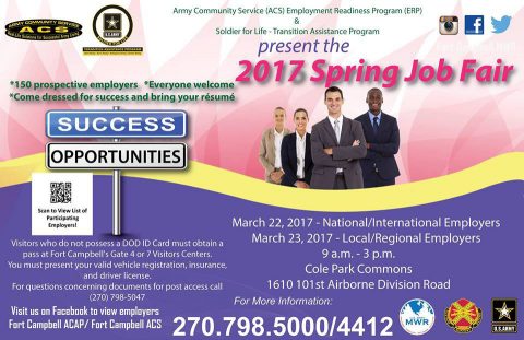Spring Job Fair at Fort Campbell Spring Job Fair at Fort Campbell