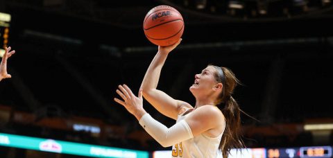 Tennessee junior guard Alexa Middleton posted 19 points and seven assists in Lady Vols rout over Vanderbilt Sunday. (Tennessee Athletics Department)